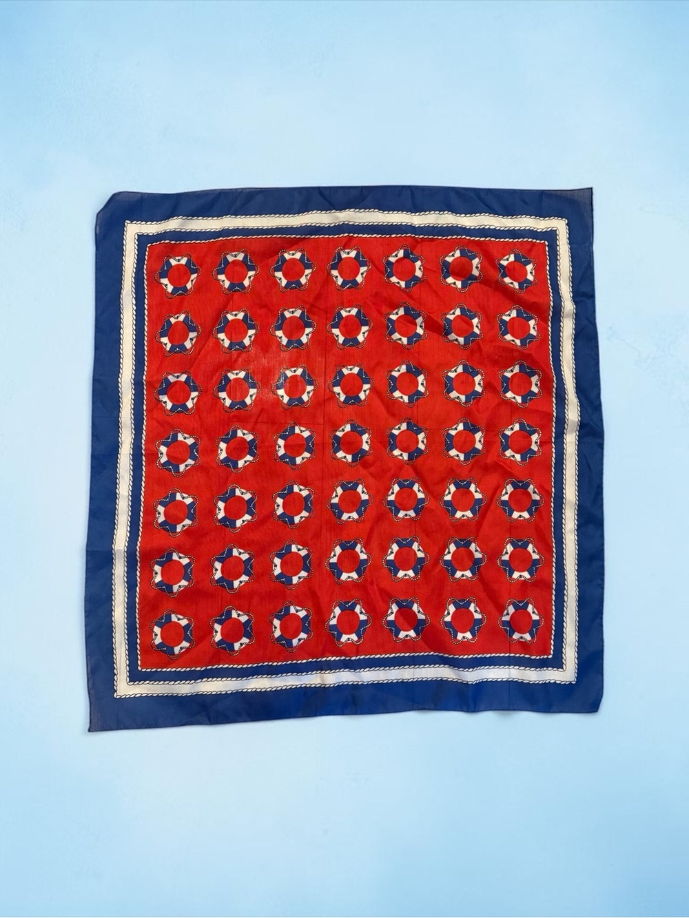 🫶🏻 Italian Vintage Nautical Scarf